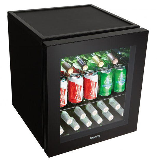 Danby Wine Cellars Danby - 16 Bottle Wine Cooler,Reversible Door,Smoked Glass Door,Worktop