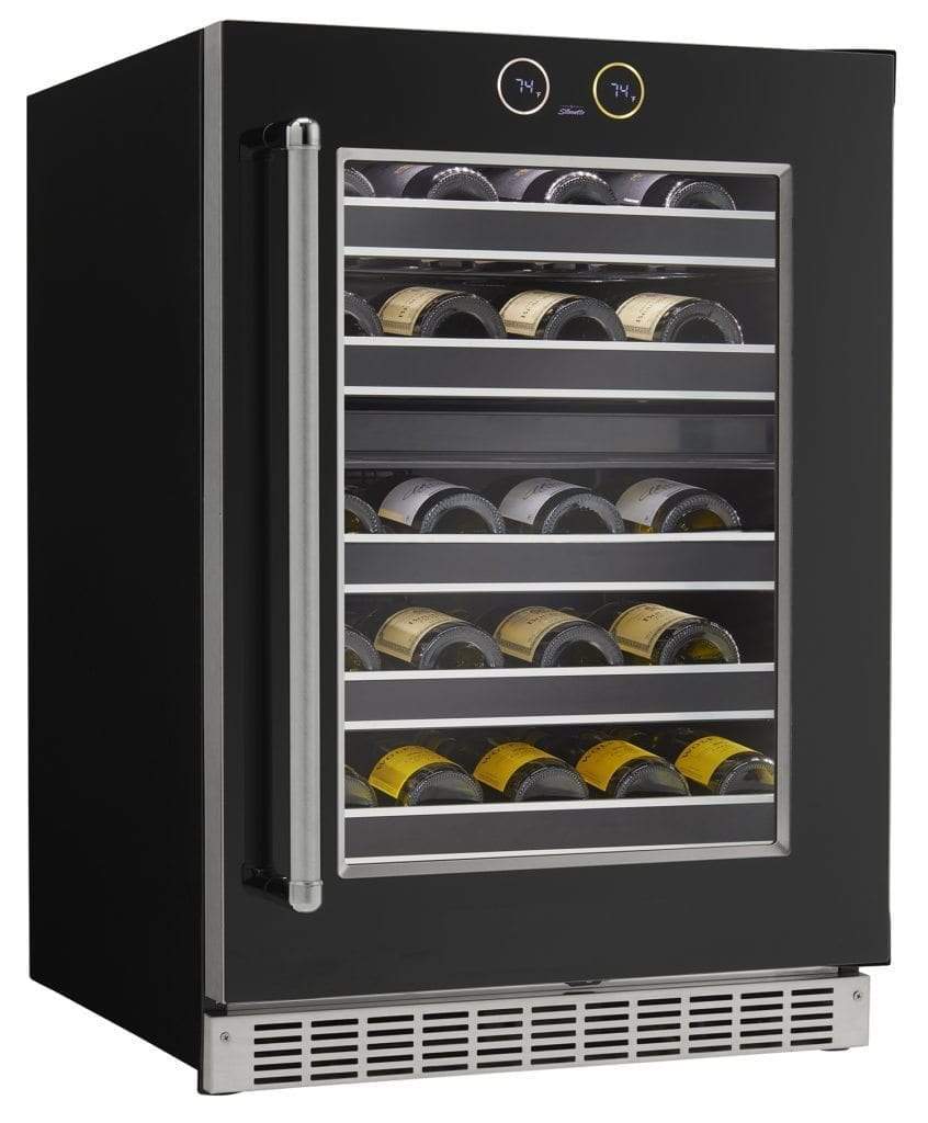 Danby Wine Cellars Danby - 37 Bottle Silhouette Under-Counter Wine Cellar, Right Hand Swing Only