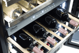 Danby Wine Cellars Danby - 51 Bottle Integrated Wine Cooler, Low-E Dual Pane Door, Pro Style Handle