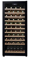 Danby Wine Cellars Danby - 94 Bottle Wine Cooler,Side Mount Pocket Handle,Natural Beechwood Shelves