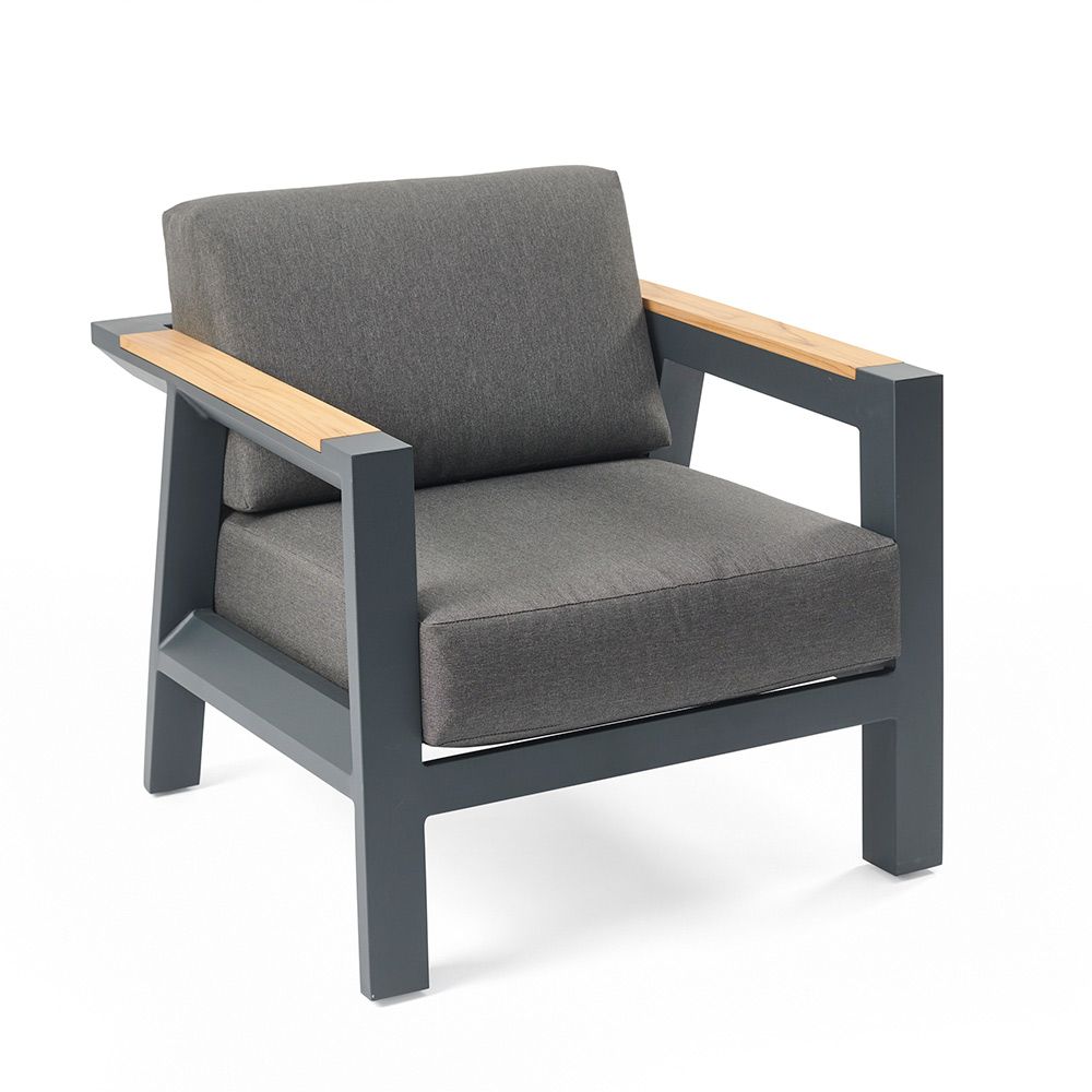 Outdoor Greatroom - Darien Teak Chat Chairs - Set of 2 - DAR-CH