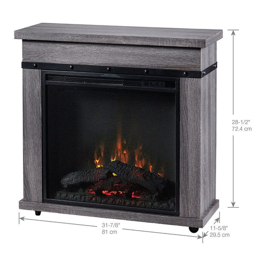Dimplex BUILT-IN ELECTRIC FIREPLACES Dimplex - Morgan Electric Fireplace Mantle Package with SPF2308L-IR Infrared Electric Firebox | C3P23LJ-2085CO