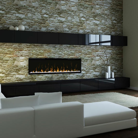 Dimplex Linear Electric Fireplace Dimplex - IgniteXL® 60-inch Built-in Linear Electric Fireplace | Black Trim | XLF60