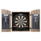 DMI Sports Darting DMI SPORTS - Rustic Bristle Dartboard Cabinet Set ( Tan ) - D4600RTW