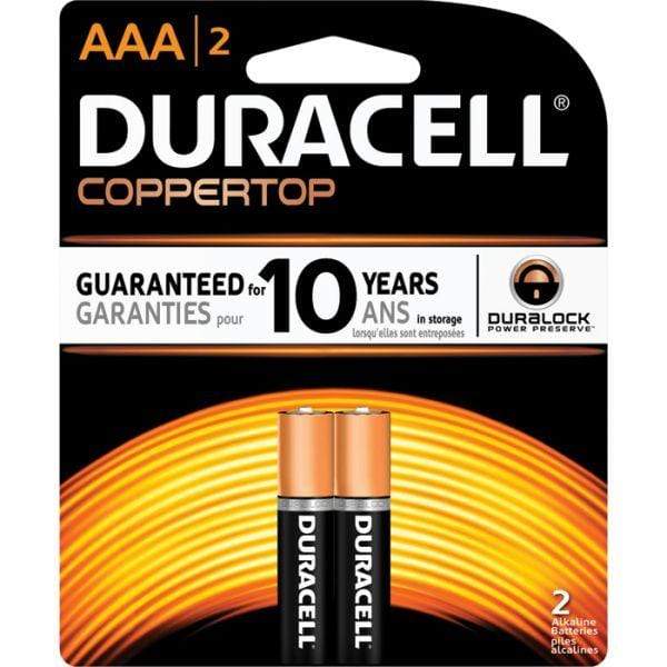 DURACELL Lighting > Batteries & Accessories CPRT AAA 2PK DURACELL COPPERTOP BATTERIES