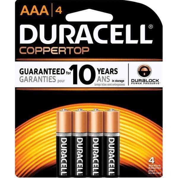 DURACELL Lighting > Batteries & Accessories CPRT AAA 4PK DURACELL COPPERTOP BATTERIES