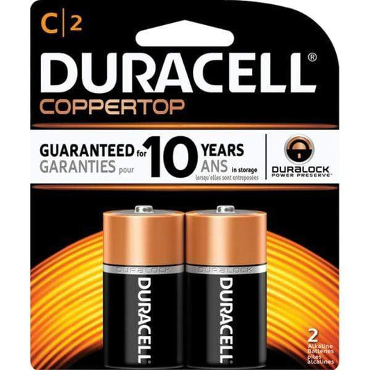 DURACELL Lighting > Batteries & Accessories CPRT C 2PK DURACELL COPPERTOP BATTERIES