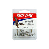 Eagle Claw Fishing : Hooks Eagle Claw Treble Reg Shank 5Pk Size4