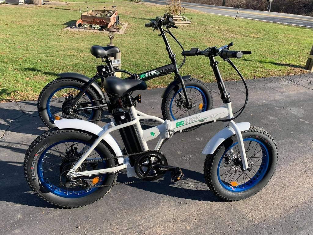 Ecotric E-Bikes Ecotric White Fat Tire Portable And Folding Electric Bike