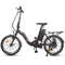 Ecotric E-Bikes Matte Black Ecotric Starfish 20inch portable and folding electric bike