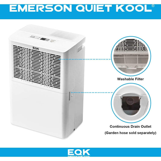 Emerson Quiet Kool Dehumidifier Emerson Quiet Kool - 25 Pint Dehumidifier - EAD25E1H