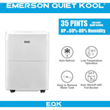 Emerson Quiet Kool Dehumidifier Emerson Quiet Kool 35 Pint Dehumidifier - EAD35E1H