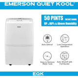 Emerson Quiet Kool Dehumidifier Emerson Quiet Kool 50 Pint Dehumidifier with Pump