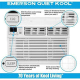 Emerson Quiet Kool Window A/C Emerson Quiet Kool 10,000 BTU 115V SMART Window Air Conditioner with Remote, Wi-Fi, and Voice Control