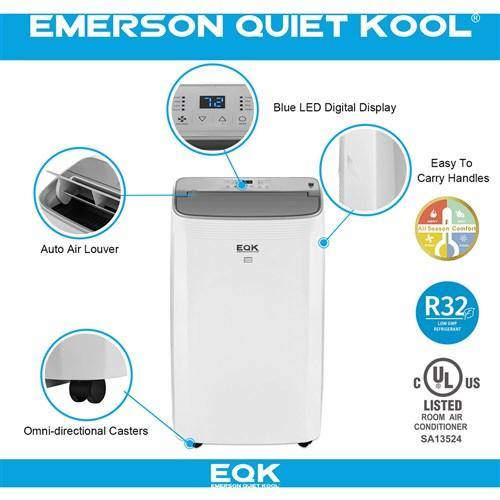 Emerson Quiet Portable A/C Emerson Quiet - 10,000 BTU Portable Heat/Cool Air Conditioner