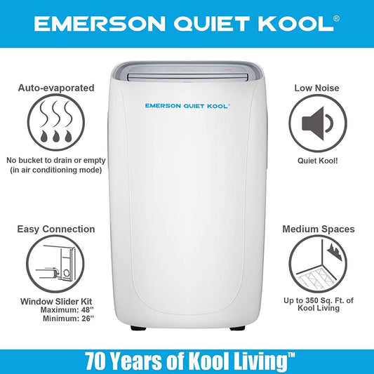Emerson Quiet Portable A/C Emerson Quiet - 10000 BTU Portable Air Conditioner with Wifi Controls
