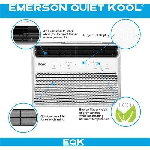 Emerson Quiet Window A/C Emerson Quiet - 6000 Btu Window Air Conditioner With Wifi Controls