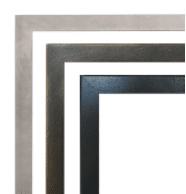 Empire Empire 36 Inch Brushed Nickel Beveled Frame for Boulevard Fireplaces