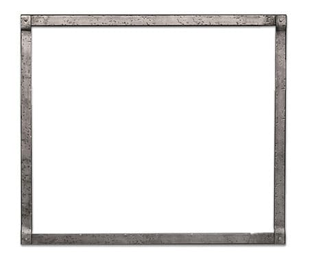 Empire Empire DFF36FPD Forged Iron Frame Decorative Front - Distressed Pewter