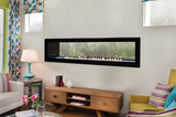 Empire Hearth Vent-Free Fireplace Insert White Mountain Hearth By Empire - See-Through, IP, LED Lighting, Barriers, Nat