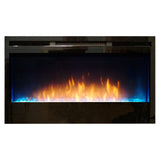 Empire White Mountain Hearth EBL34 Nexfire 34-Inch Linear Electric Fireplace with LED Lights, Remote and Crushed Glass