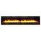 Empire White Mountain Hearth EBL74 Nexfire 74-Inch Linear Electric Fireplace with LED Lights, Remote and Crushed Glass