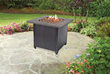 Endless Summer Fire Pit LP Gas Outdoor Fire Pit with 30-in Resin Tile Mantel
