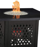 Endless Summer Fire Pit LP Gas Outdoor Fire Pit with Dual Heat Technology and Granite Mantel