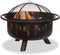 Endless Summer Fire Pit OIL RUBBED BRONZE WOOD BURNING OUTDOOR FIREBOWL WITH PALM TREE DESIGN