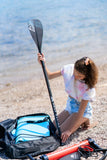 Aqua Marina - Vibrant - Youth iSUP, 2.44m/10cm, with Aluminum ACE Paddle and Safety Leash | BT-22VIP