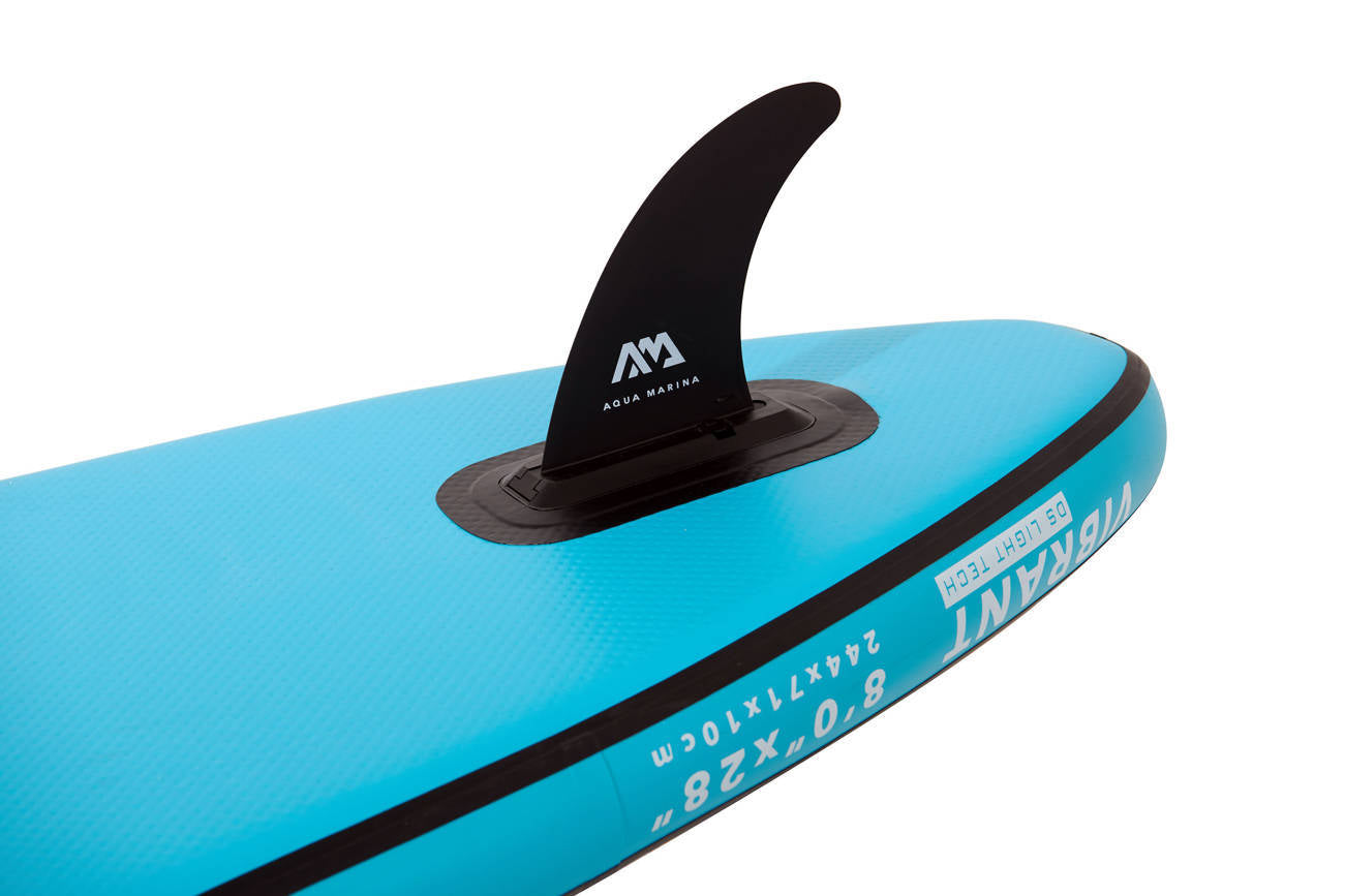 Aqua Marina - Vibrant - Youth iSUP, 2.44m/10cm, with Aluminum ACE Paddle and Safety Leash | BT-22VIP