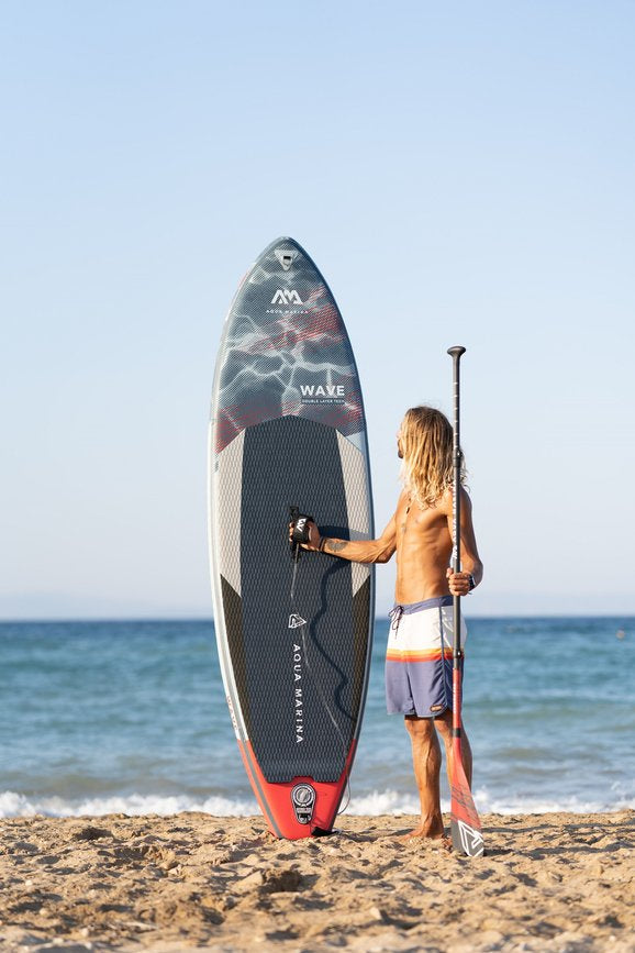 Aqua Marina - Wave - Surf iSUP, 2.65m/10cm, with surf leash  | BT-22WA