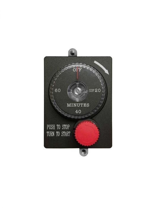 Firegear - Mechanical Timer with Emergency Shut-Off, 1-Hour - ESTOP1-0H