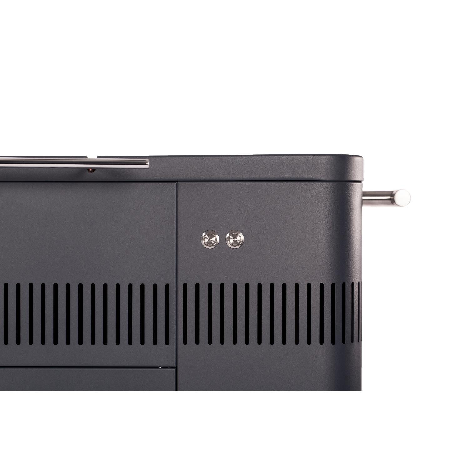 Everdure Charcoal Grill Everdure By Heston Blumenthal HUB 54-Inch Charcoal Grill With Rotisserie & Electronic Ignition