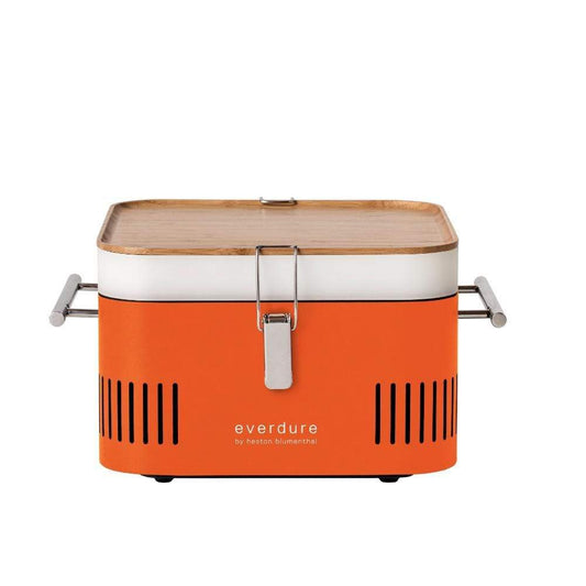 Everdure Countertop Orange Everdure By Heston Blumenthal CUBE 17-Inch Portable Charcoal Grill