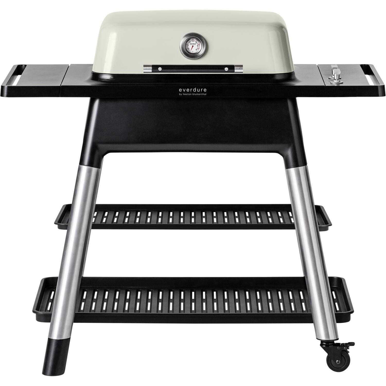 Everdure Propane Gas Grill Stone Everdure By Heston Blumenthal FORCE 48-Inch 2-Burner Propane Gas Grill With Stand