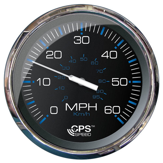 Faria Beede Instruments Gauges Faria Chesapeake Black 5" Studded Speedometer - 60 MPH (GPS) [33761]