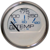 Faria Beede Instruments Gauges Faria Chesapeake White SS 2" Water Temperature Gauge - Metric (40 to 120C) [13828]