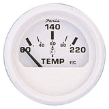 Faria Beede Instruments Gauges Faria Dress White 2" Cylinder Head Temperature Gauge (60 - 220 F) [13113]