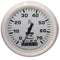 Faria Beede Instruments Gauges Faria Dress White 4" Tachometer w/Systemcheck Indicator - 7000 RPM (Gas) (Johnson / Evinrude Outboard) [33150]