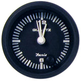 Faria Beede Instruments Gauges Faria Euro Black 2" Clock - Quartz (Analog) [12825]