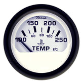 Faria Beede Instruments Gauges Faria Euro White 2" Water Temperature Gauge (100-250 DegreeF) [12904]