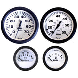 Faria Beede Instruments Gauges Faria Euro White Boxed Set - Outboard Motors [KT9795]