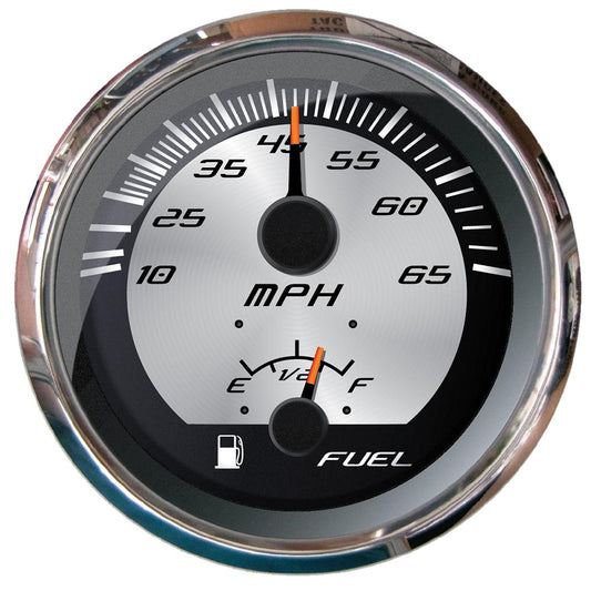 Faria Beede Instruments Gauges Faria Platinum 4" Multi-Function - Speedometer  Fuel [22015]
