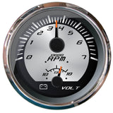 Faria Beede Instruments Gauges Faria Platinum 4" Multi-Function - Tachometer  Voltmeter [22016]