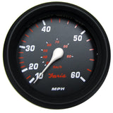 Faria Beede Instruments Gauges Faria Professional Red 4" Speedometer (60 MPH) [34611]