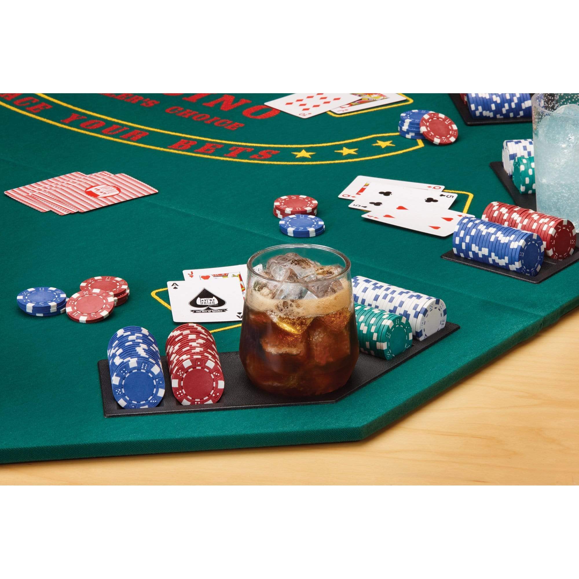 Fat Cat Casino Green / As shown Fat Cat Poker-Blackjack Table Top