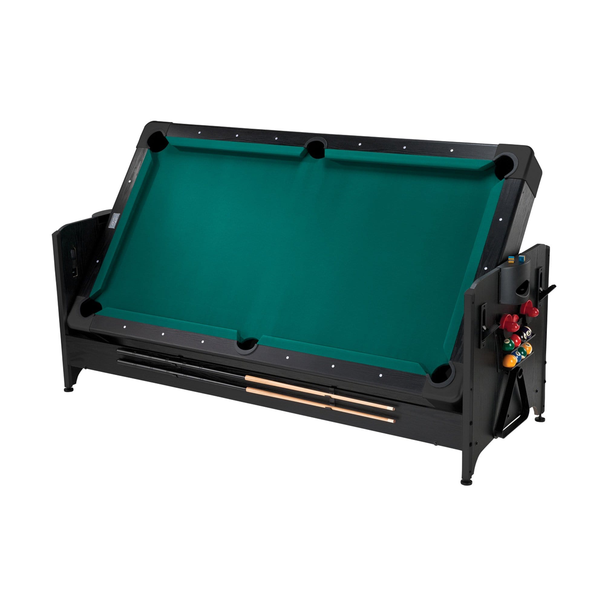 Fat Cat Multi-Game Tables Green / As shown Fat Cat Original 3-in-1 7' Pockey Multi-Game Table