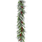 Fraser Hill Farm -  9-Ft. Lightly Flocked Decorative Garland with Pinecones and Red Berries