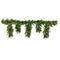 Fraser Hill Farm -  6-Ft. Icicle Garland with Pinecones, Red Berries, and Warm White LED Lights
